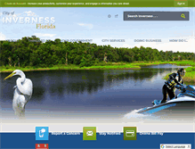 Tablet Screenshot of inverness-fl.gov